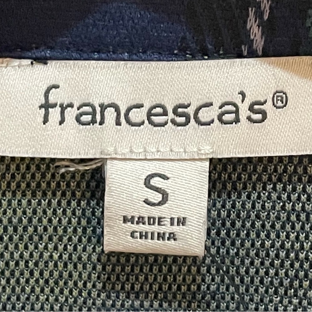 FRANCESCA'S Navy Janis
Sleeveless Plaid Utility Romper - Picture 4 of 4